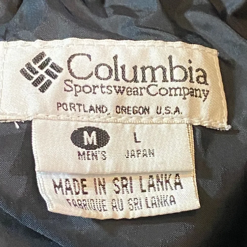 Columbia Sportswear Company Black Snow Pants with Elastic Cuffs Men’s Size L